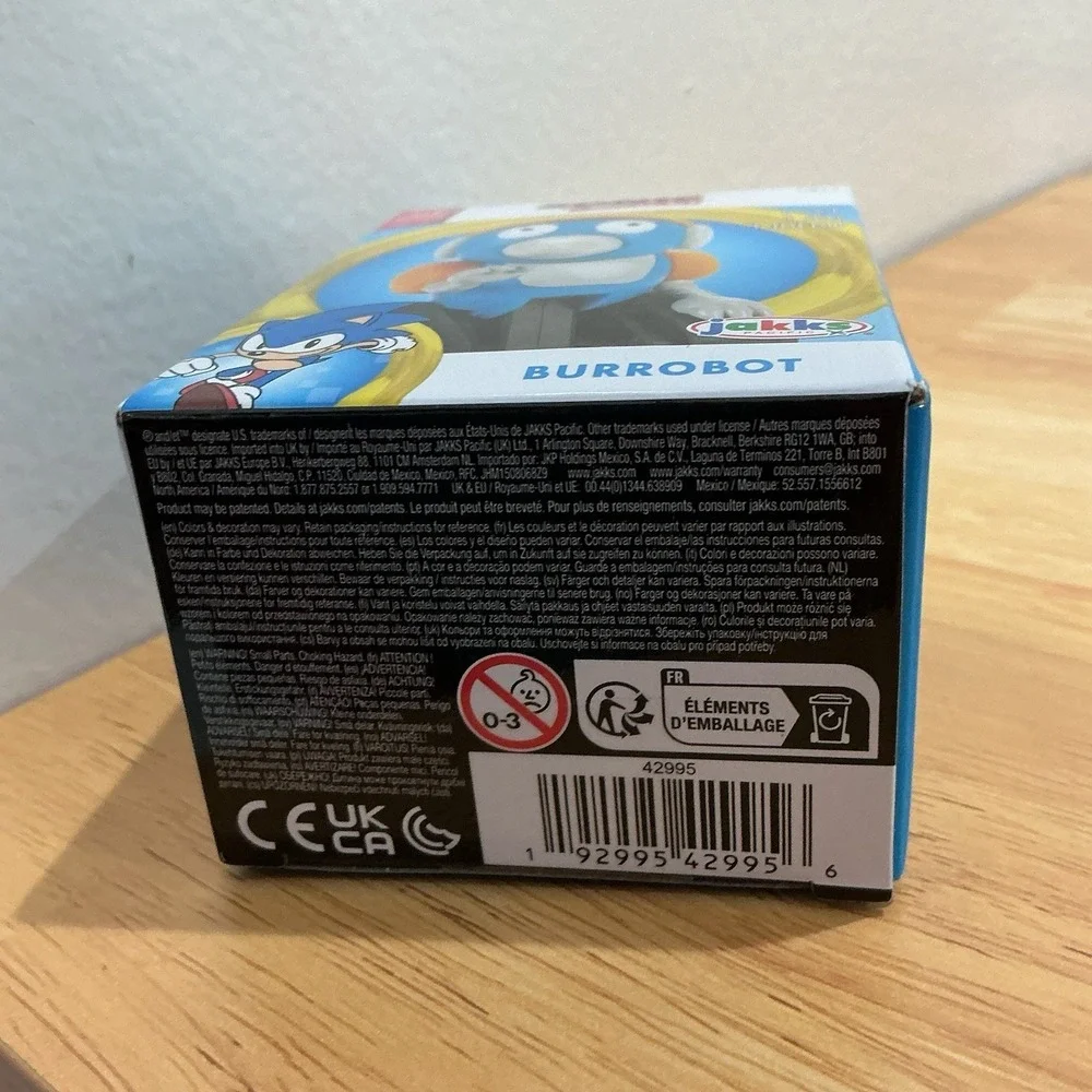 Jakks Sonic The Hedgehog Action Mini Figure Burrobot 2.5 Inch NEW Free Shipping